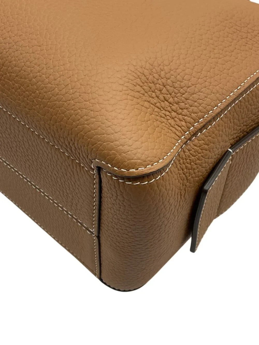 Delvaux Tan / Blue The Cool Box MM Satchel